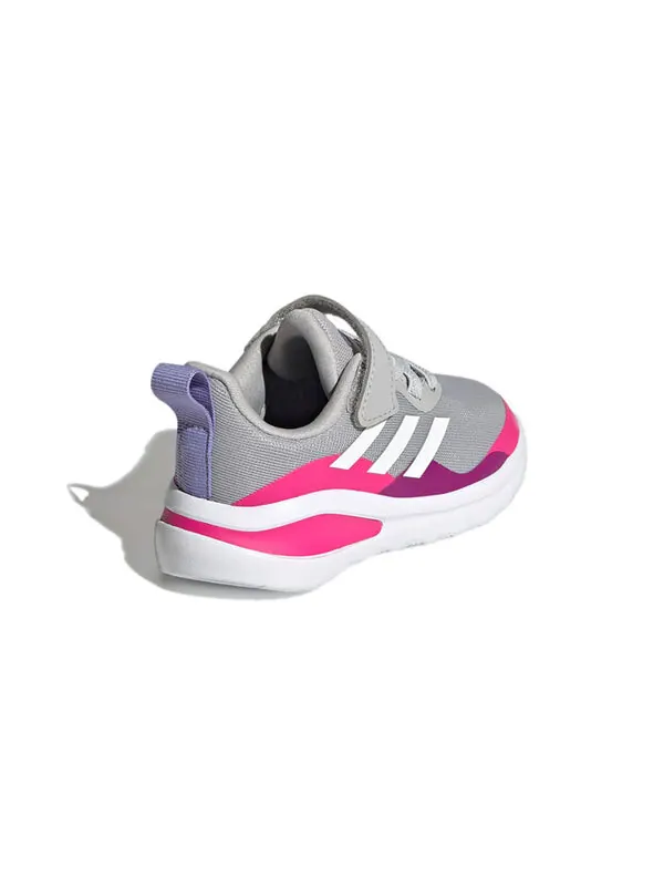 Кроссовки Fortarun с эластичным шнурком сверху Adidas — изображение 4 из 4, серый/розовый красный
