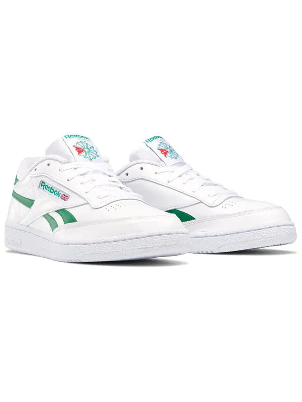 Кроссовки club c revenge 'glen green white' Reebok — изображение 3 из 4, белый/белый/зеленый