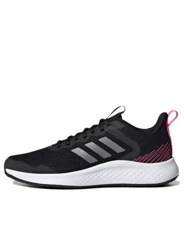 Кроссовки (WMNS) adidas Fluidstreet 'Black Screaming Pink' — изображение 1 из 4, черный/розовый