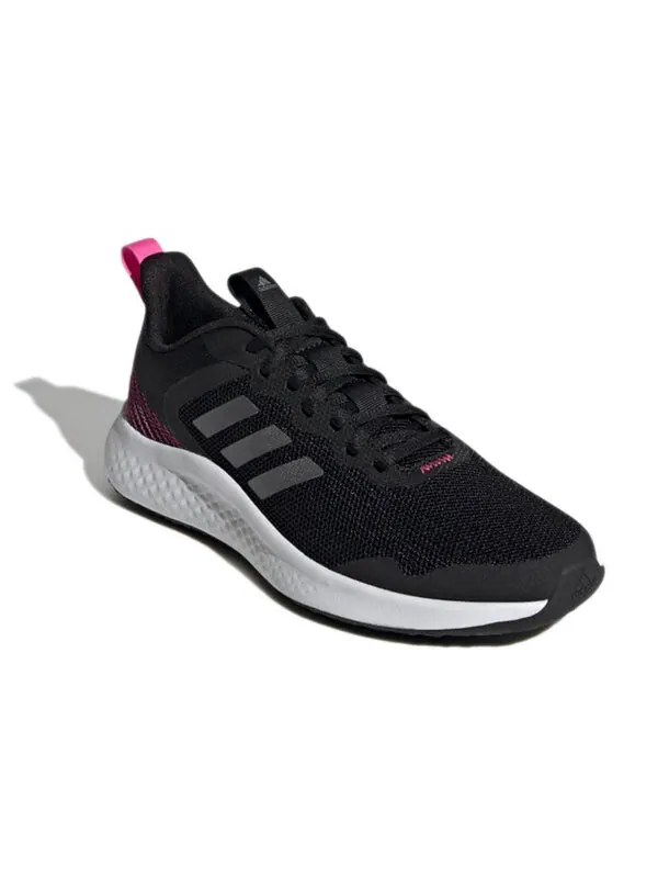 Кроссовки (WMNS) adidas Fluidstreet 'Black Screaming Pink' — изображение 3 из 4, черный/розовый