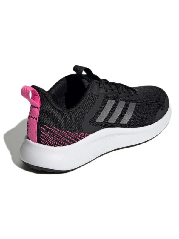 Кроссовки (WMNS) adidas Fluidstreet 'Black Screaming Pink' — изображение 4 из 4, черный/розовый