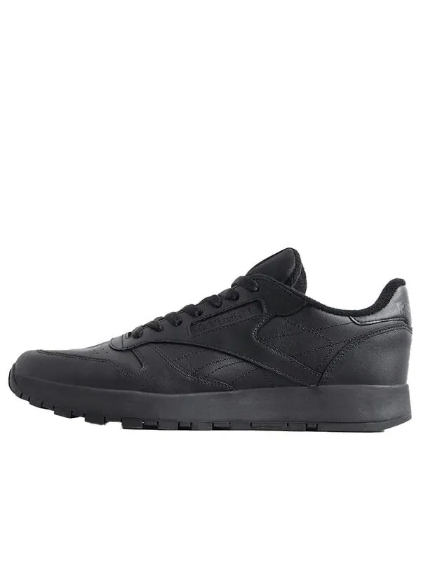 Кроссовки maison margiela x classic leather tabi 'black' Reebok — изображение 1 из 4, черный
