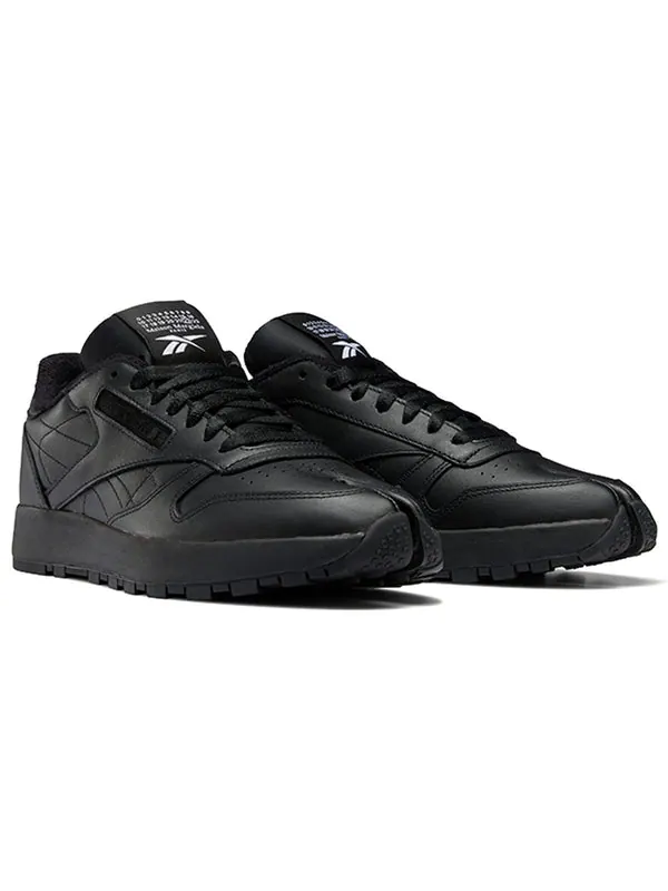 Кроссовки maison margiela x classic leather tabi 'black' Reebok — изображение 3 из 4, черный