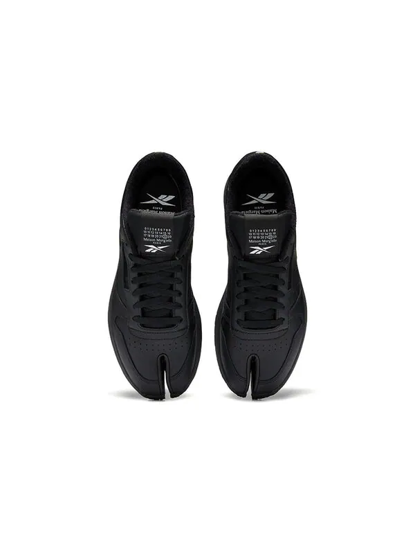 Кроссовки maison margiela x classic leather tabi 'black' Reebok — изображение 4 из 4, черный