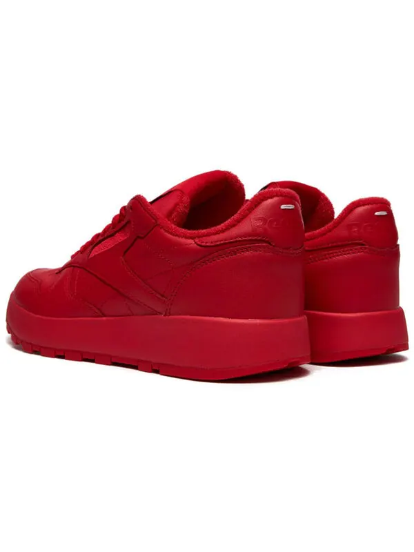 Кроссовки maison margiela x classic leather tabi 'vector red' Reebok — изображение 3 из 4, красный