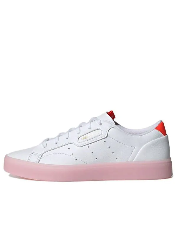 Кроссовки (WMNS) adidas Originals Sleek 'White Pink' — изображение 1 из 4, белый/розовый