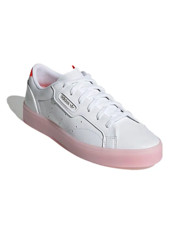 Кроссовки (WMNS) adidas Originals Sleek 'White Pink' — изображение 3 из 4, белый/розовый