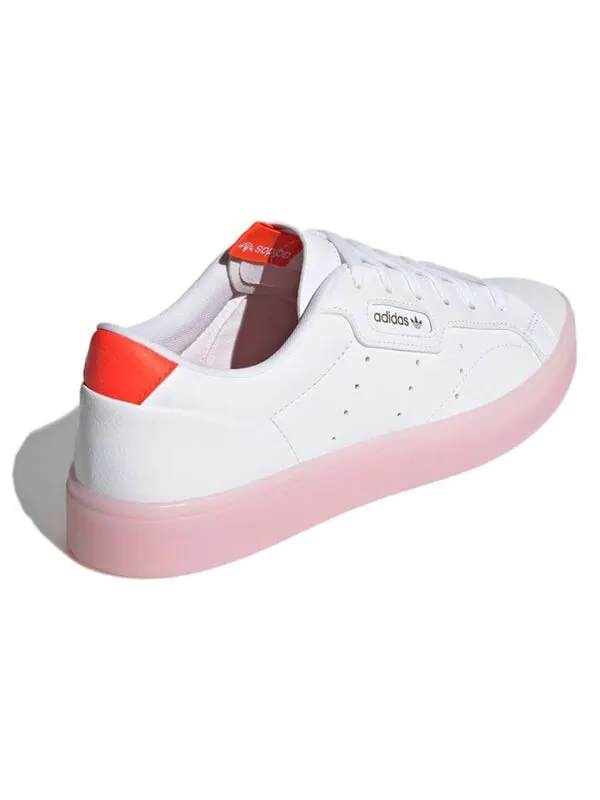 Кроссовки (WMNS) adidas Originals Sleek 'White Pink' — изображение 4 из 4, белый/розовый