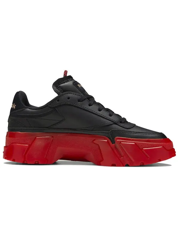 Кроссовки club c cardi b 'black vector red' Reebok — изображение 2 из 4