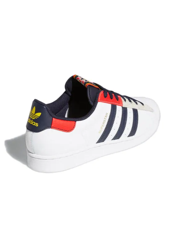 Кроссовки суперзвезда Adidas — изображение 4 из 4, белый/красный/синий