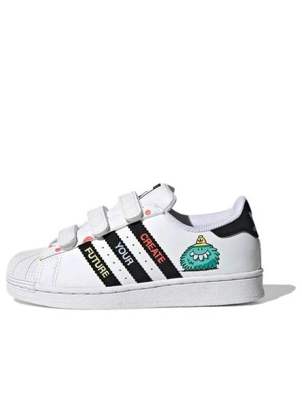 Кроссовки kevin lyons x superstar j Adidas — изображение 1 из 4, белый/черный/синий