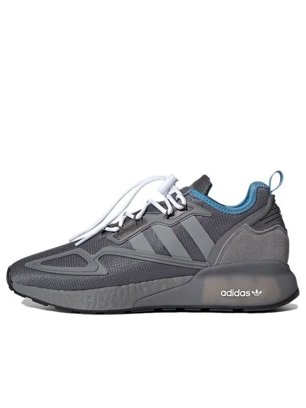 Кроссовки оригинал zx 2k boost Adidas — изображение 1 из 4, серый
