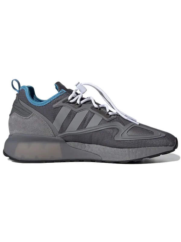 Кроссовки оригинал zx 2k boost Adidas — изображение 2 из 4, серый