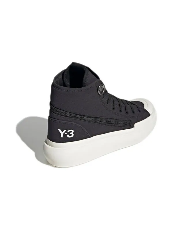 Модные кроссовки y 3 ajatu court high Adidas — изображение 4 из 4, черный/белый