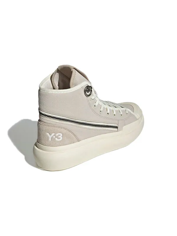 Кроссовки y 3 ajatu court high Adidas — изображение 4 из 4, светлый серый