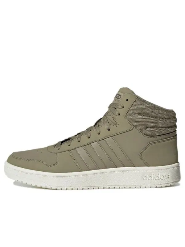 Кроссовки neo hoops 2.0 средне- Adidas — изображение 1 из 4, зеленый/белый
