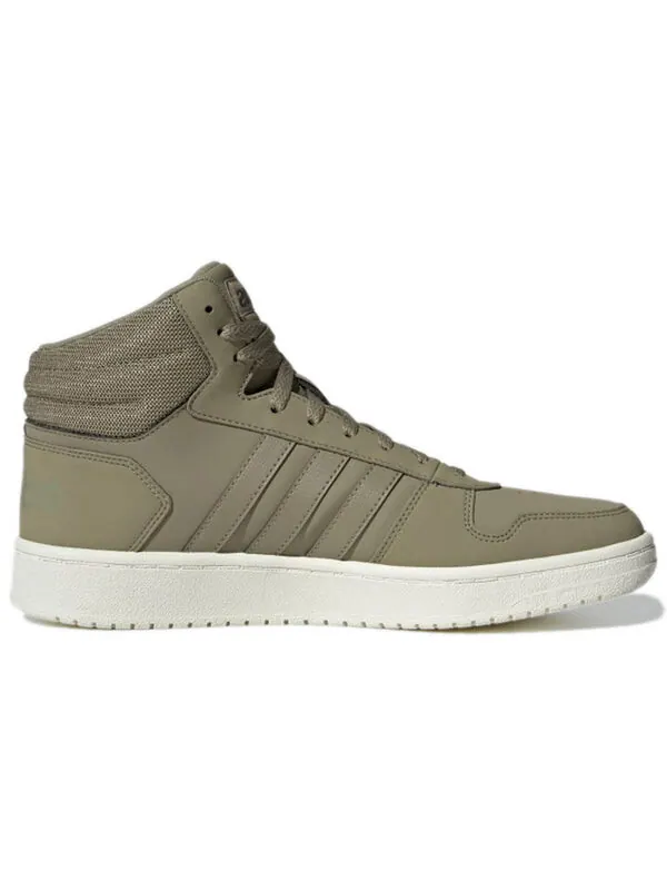 Кроссовки neo hoops 2.0 средне- Adidas — изображение 2 из 4, зеленый/белый