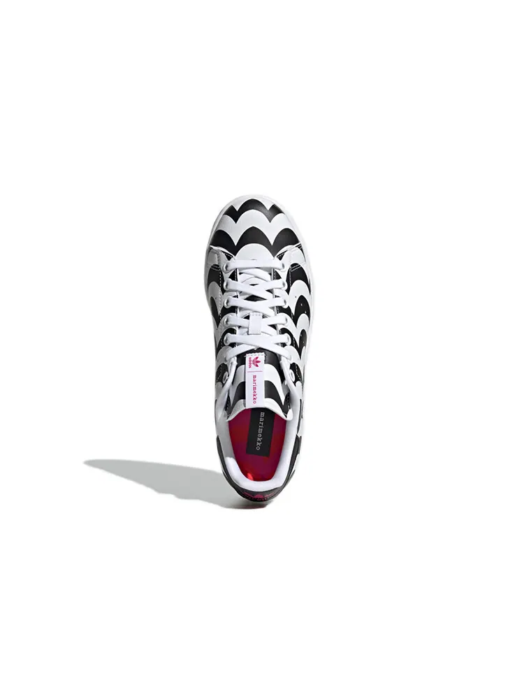 Кроссовки Adidas Originals Stan Smith Marimekko Women's — изображение 4 из 5, черный/белый