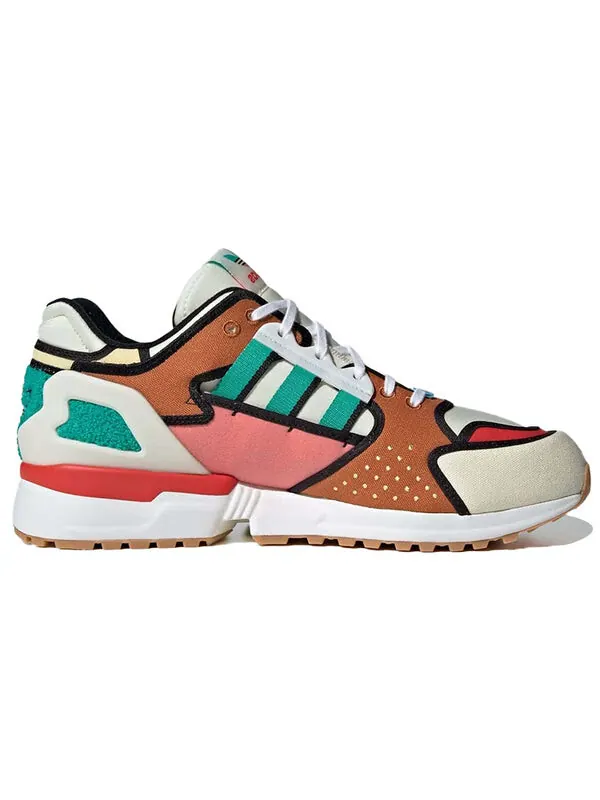 Кроссовки the simpsons x zx 10000 'a-zx series - krusty burger' Adidas — изображение 2 из 4, бежевый