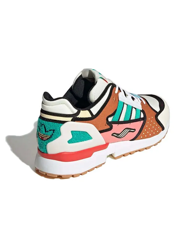 Кроссовки the simpsons x zx 10000 'a-zx series - krusty burger' Adidas — изображение 4 из 4, бежевый