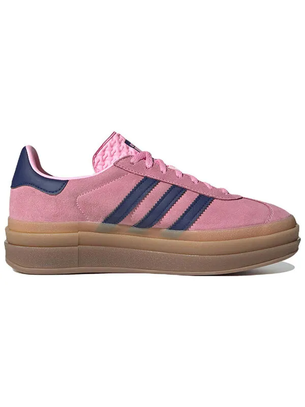 Кроссовки gazelle bold 'pink glow gum' Adidas — изображение 2 из 4, розовый/синий