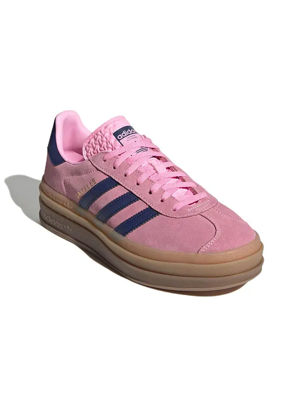 Кроссовки gazelle bold 'pink glow gum' Adidas — изображение 3 из 4, розовый/синий