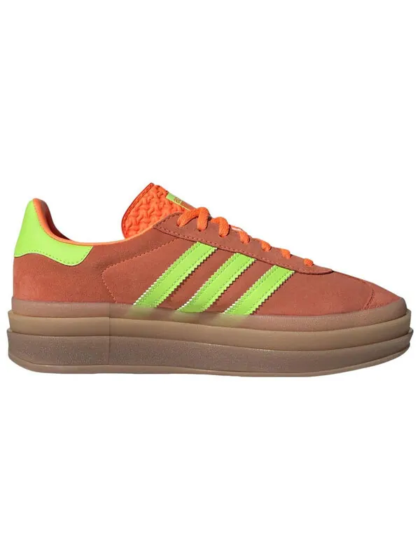 Кроссовки газель смелые Adidas — изображение 2 из 4, оранжевый/зеленый