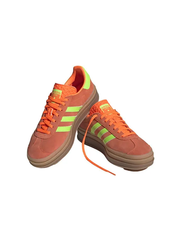 Кроссовки газель смелые Adidas — изображение 3 из 4, оранжевый/зеленый