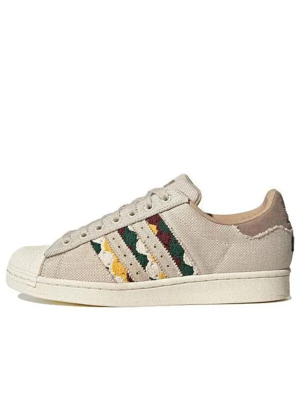 Кроссовки superstar shoes 'earth day' Adidas — изображение 1 из 4, бежевый/кремовый белый