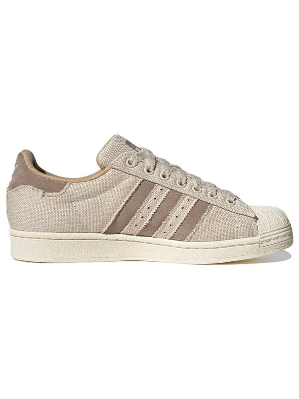 Кроссовки superstar shoes 'earth day' Adidas — изображение 2 из 4, бежевый/кремовый белый