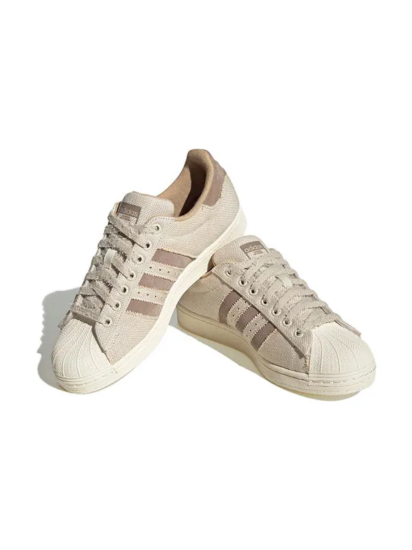 Кроссовки superstar shoes 'earth day' Adidas — изображение 3 из 4, бежевый/кремовый белый