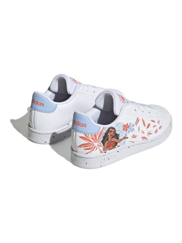 Кроссовки x disney advantage moana shoes Adidas — изображение 3 из 4, белый/оранжевый/синий