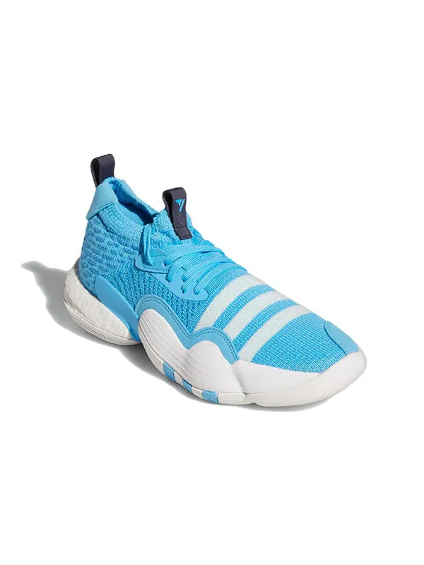 Кроссовки trae young 2 'down in the deep' Adidas — изображение 3 из 4, синий/белый