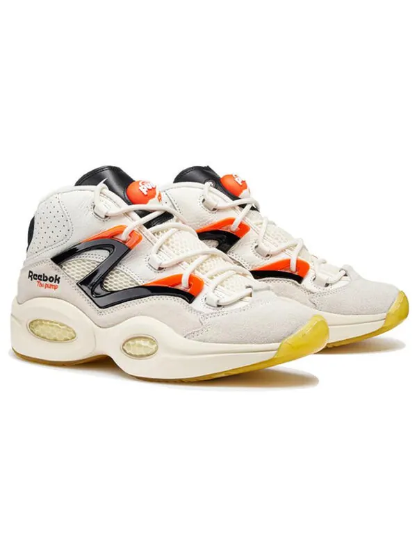 Кроссовки question pump 'pump universe' Reebok — изображение 2 из 4, черный/оранжевый