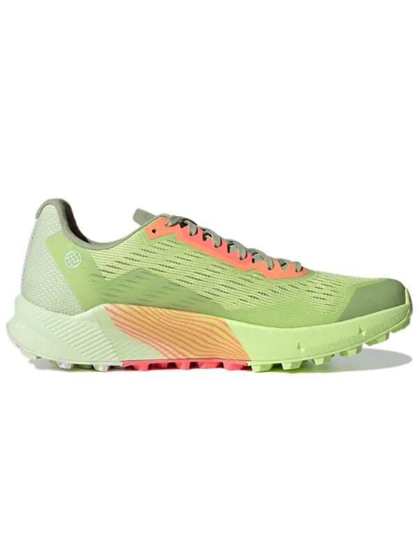 Кроссовки terrex agravic flow 2 Adidas — изображение 2 из 4, зеленый/розовый