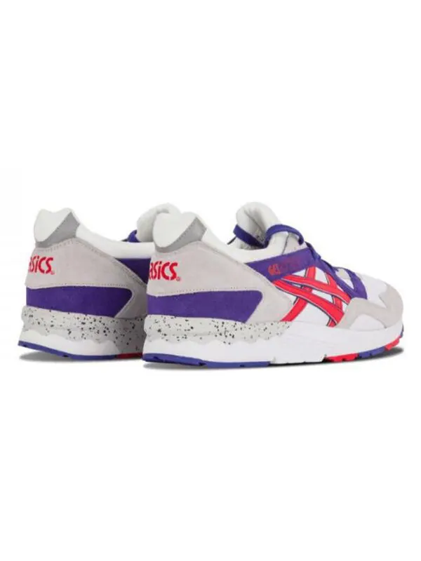 Кроссовки гель лайт 5 Asics — изображение 3 из 4, белый/красный/синий
