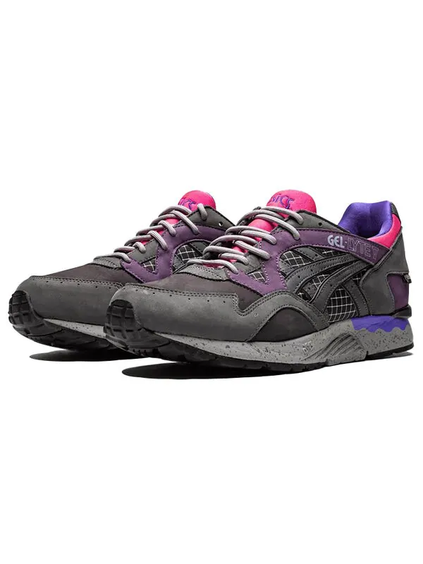 Кроссовки Packer Shoes x Gel Lyte 5 Gore Tex Asics — изображение 2 из 4, серый/розовый/фиолетовый