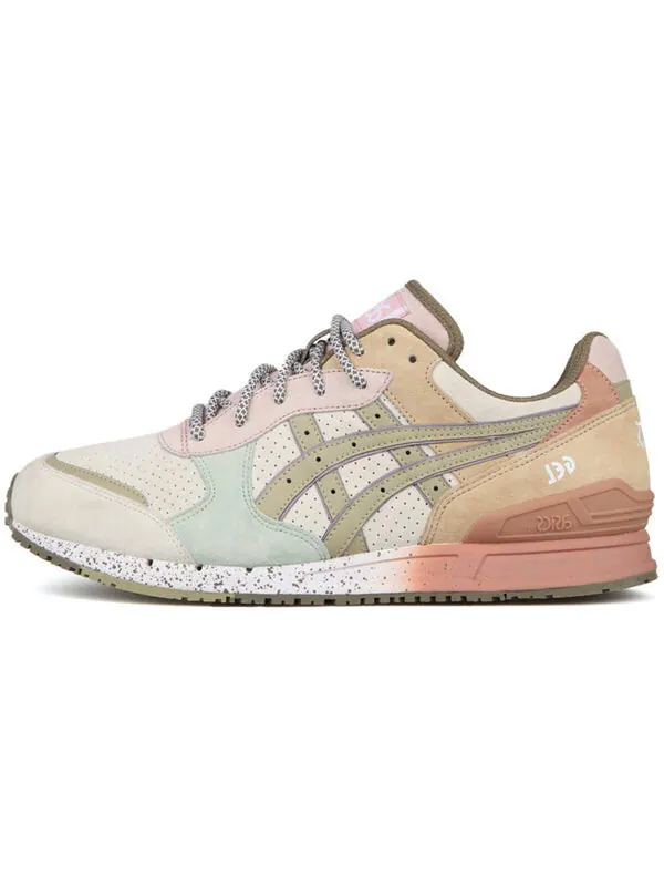 Кроссовки bodega x gel классические Asics — изображение 2 из 2, белый/розовый/оранжевый