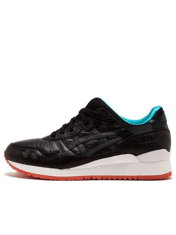 Кроссовки гель лайт 3 Asics — изображение 1 из 4, черный/красный