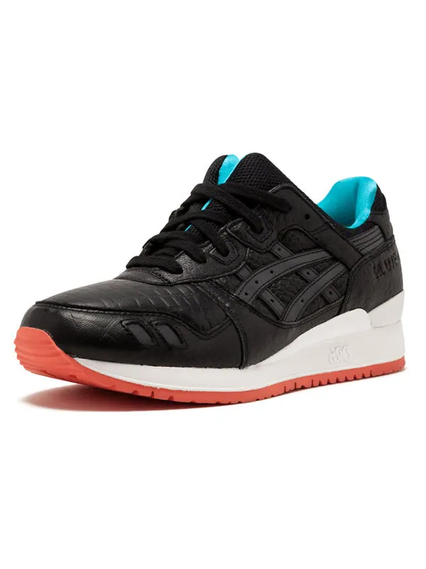 Кроссовки гель лайт 3 Asics — изображение 2 из 4, черный/красный