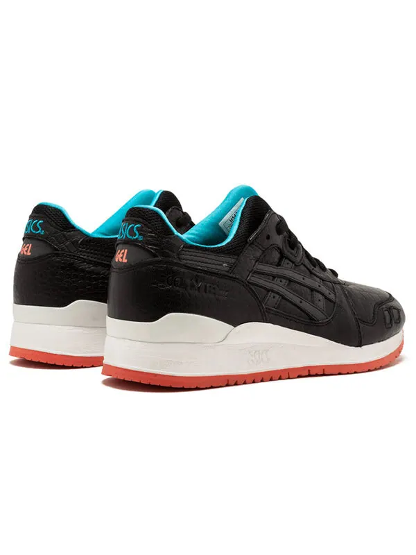 Кроссовки гель лайт 3 Asics — изображение 4 из 4, черный/красный