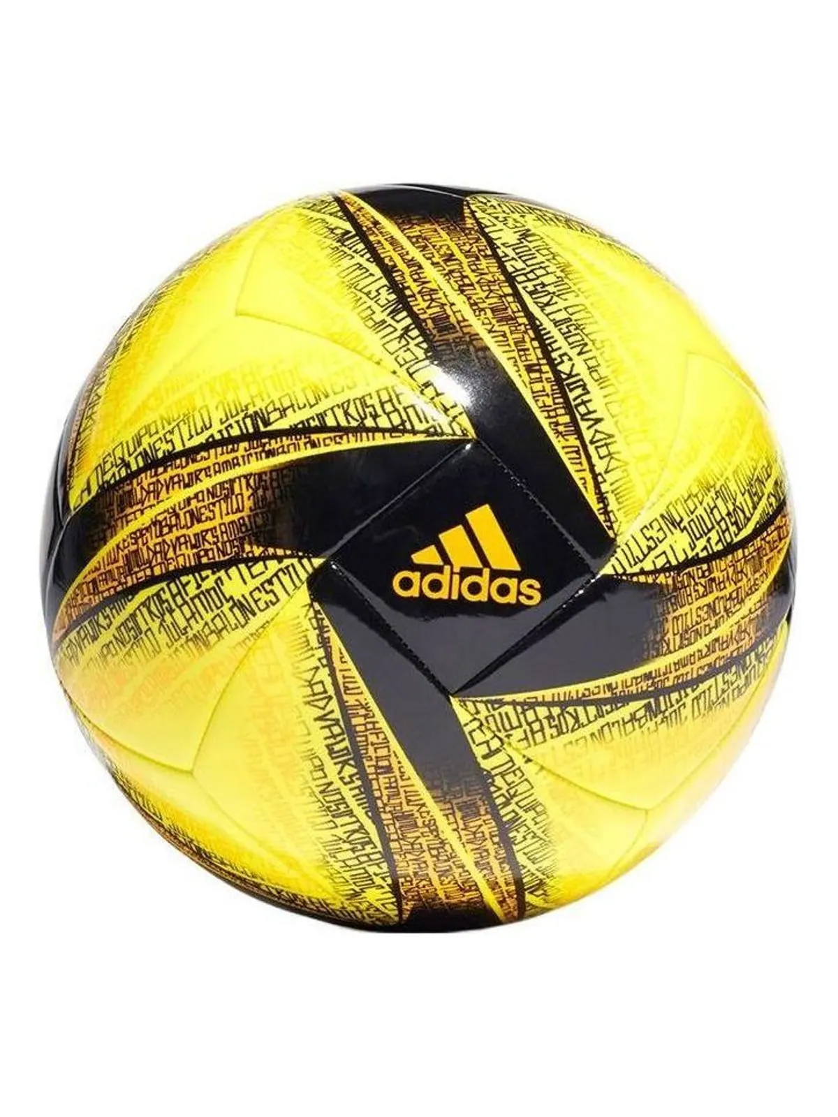 Футбольный мяч Adidas Messi Club 'Желто-черный' — изображение 1 из 2, желтый/черный