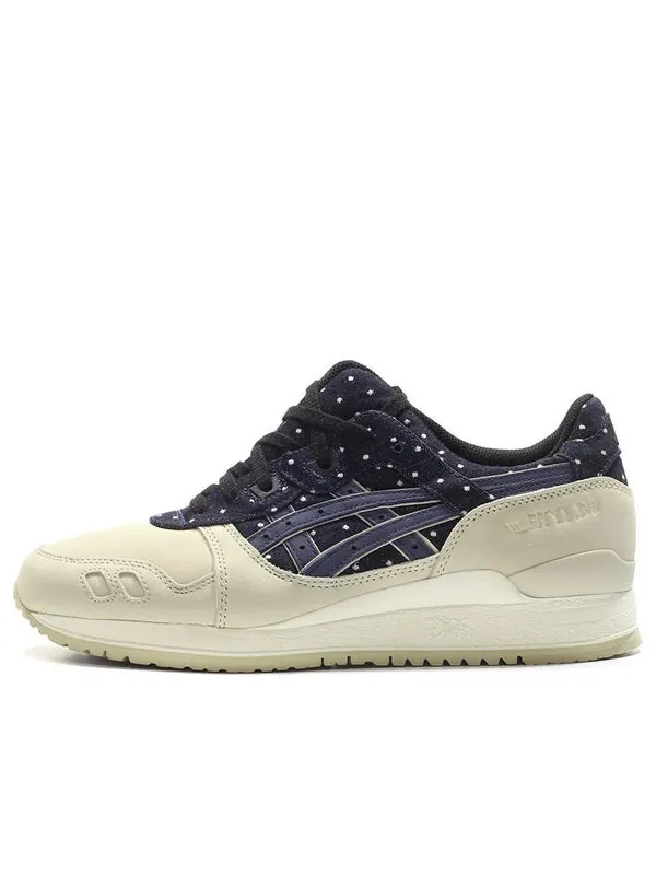 Кроссовки гель лайт 3 Asics — изображение 1 из 2, белый/синий