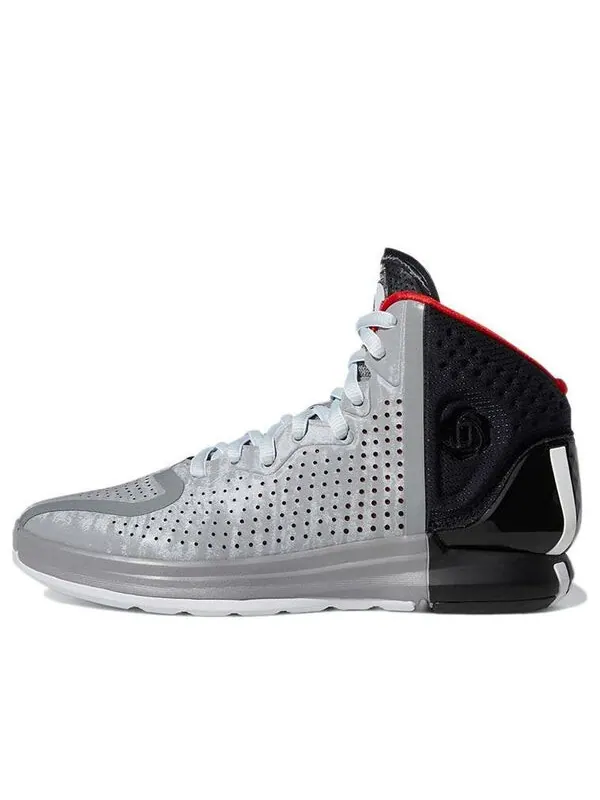 Кроссовки d rose 4 рестомод Adidas — изображение 1 из 4, серый/черный