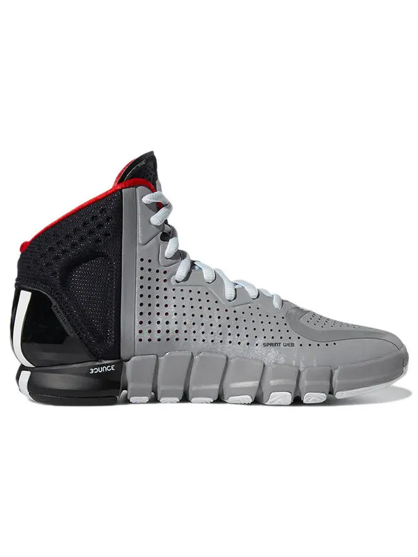 Кроссовки d rose 4 рестомод Adidas — изображение 2 из 4, серый/черный