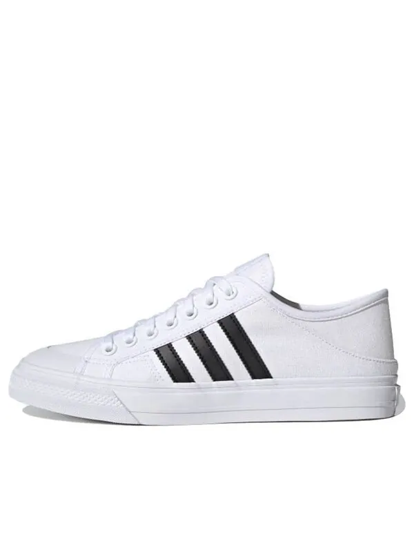 Кроссовки складные nizza низкие Adidas — изображение 1 из 4, белый/черный