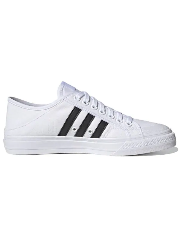 Кроссовки складные nizza низкие Adidas — изображение 2 из 4, белый/черный