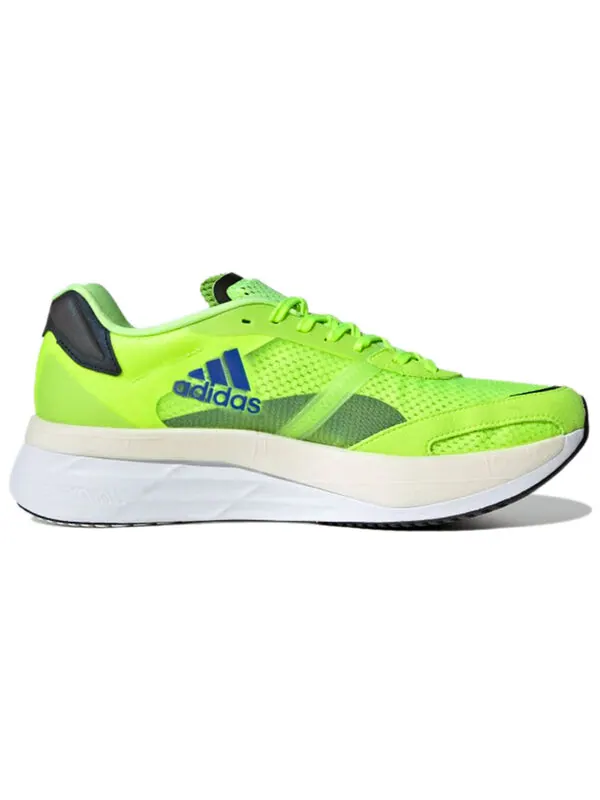 Кроссовки adizero boston 10 Adidas — изображение 2 из 4, зеленый