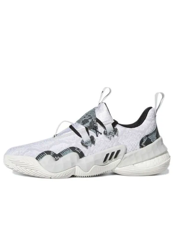 Кроссовки trae young 1 'snakeskin' Adidas — изображение 1 из 4, белый/черный
