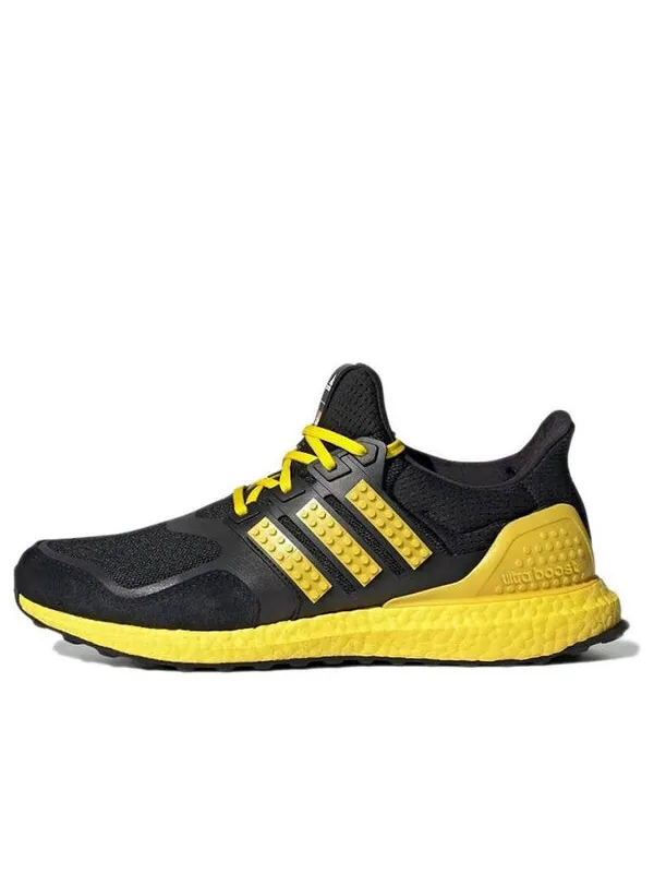 Кроссовки lego x ultraboost днк Adidas — изображение 1 из 4, черный/желтый